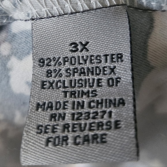 Faux Wrap Sleeveless High Low Dress Plus Size Women 3X - Picture 4 of 5